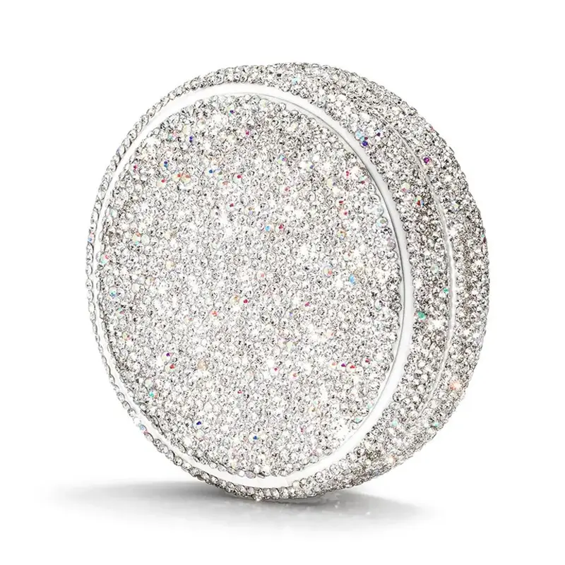 Silver Portable Case Pouch Container