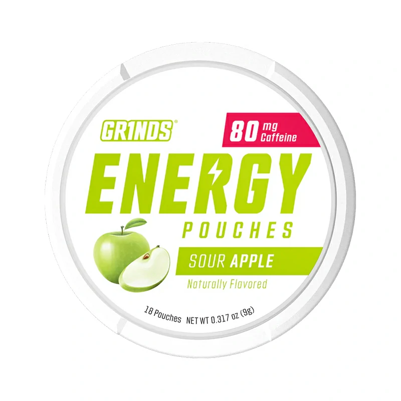GRINDS Enery Pouches 80mg-All Flavors